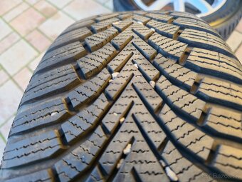 Hliníkové disky Audi 5x112 R16 + zimné pneu 205 55 R16 - 6