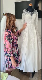 princeznovské svadobné šaty - 6