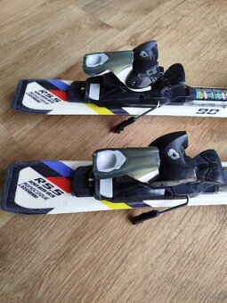 Detské lyže 90cm + lyžiarky, zn.Salomon + Roces - 6