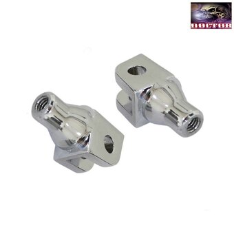 Tuning chrom stupačky přední,zadní,chopper,cruiser. - 6