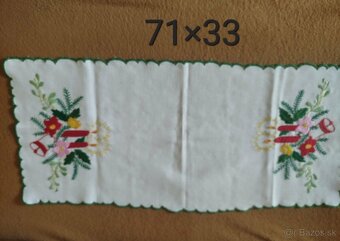 Ručne vyšívané obrusy. - 6