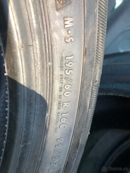 Zimné pneumatiky 195/60 R16C 2 kusy - 6