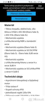 Predám výkonné vodné čerpadlo EBARA 11kW 72m3/h - 6