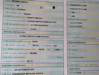HYUNDAI VELOSTER 1.6 2013 predám motor G4FD, PREVODOVKA, DVE - 6