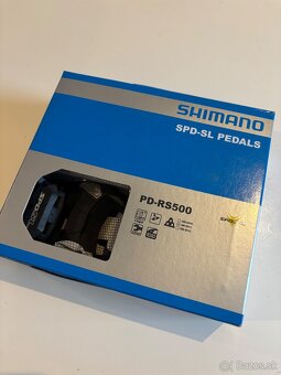 Shimano SH-TR501 tretry biele, Shimano PD-RS500 pedale - 6