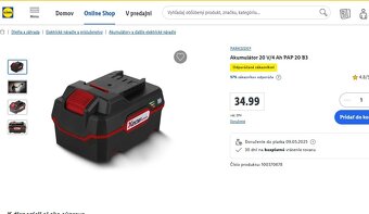 PARKSIDE PERFORMANCE®Smart nabíjačka akumulátora 20 V/12 A - 6