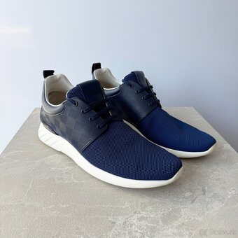 Originál LOUIS VUITTON pánske modré navy tenisky topánky - 6