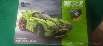 Stavebnica- vesmírna loď, vintage fotoaparát, autíčko - 6