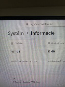 Herný PC, RTX 3060 12 GB, RYZEN 5, 24 GB RAM - 6