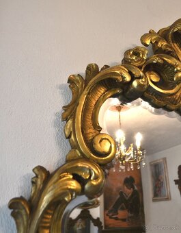 Vyrezávané Florentínske zrkadlo - 6