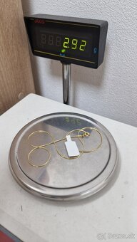 Zlatý náhrdelník lanko s anielikom - 6