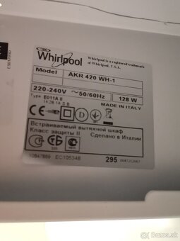 ODSÁVAČ PÁR WHIRLPOOL AKR 420 WH-1 - 6