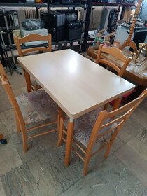 Stôl+4 stoličky - 6