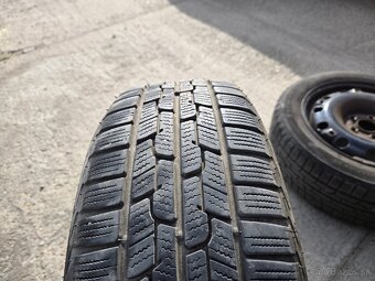 Plechové disky 5x100 + zimné pneu 185/55r15 - 6