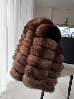 Pravy kožuch 4v1 z pravej líšky - 6