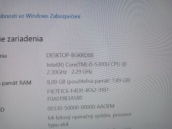 predám Dell latitude 5550 - Intel core i5 - 8gb ram - 6
