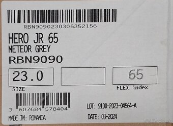 Lyžiarky Detské Rossignol Hero JR 65, EU 36,5 - 6