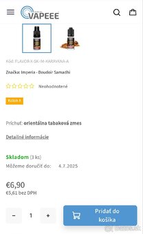 Predám nové tabakové arómy IMPERIA - 6