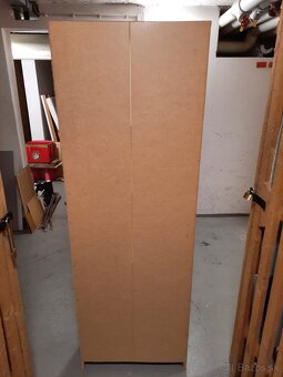 Svetlo hnedý regál / knižnica / polica, Výška 168 cm - 6