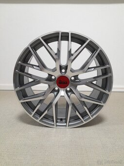 Alu disky R18 5x112 Et45 8J MAM RS4 PFP Seat Audi Vw Škoda - 6