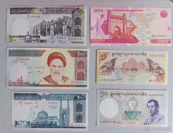 Zbierka bankoviek po 2 a 3 EUR - rôzne svetové - 6