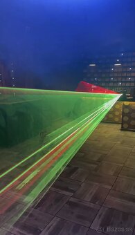 Laser RGB silný 5W - Bluetooth, plnofarebný - 6