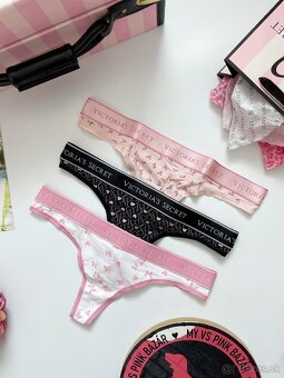 Victoria’s Secret PINK tanga nohavičky S - 6