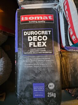Predám 25kg mikrocement. DUROCTRET DECO - 6