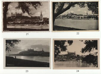 Staré čiernobiele a farebné pohľadnice Bratislava - 6