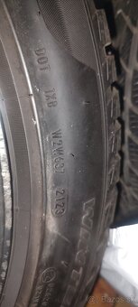 Predám alu disky dotz 245/45 r19 zimne Pirelli - 6