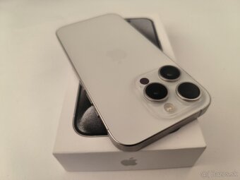 apple iphone 15 PRO 128gb White Titanium / Batéria 100% - 6