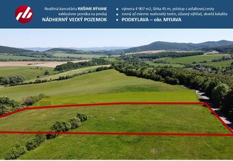 NÁDHERNÝ POZEMOK 4907 m2  -  PODKYLAVA, MYJAVSKÉ KOPANICE - 6