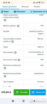 Predám robotický vysávač xaomi - 6