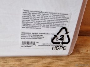 Apple Leather Sleeve MRQM2ZM/A pre MacBook Air / Pro 13" - 6