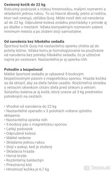 Cestovný športový kočík Zopa quick - 6