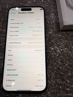 Iphone17Pro Max,Pamät1TB - 6