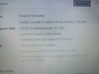 HP elitebook 850 G3 / 16gb ram / Intel core i5 / 256gb ssd - 6