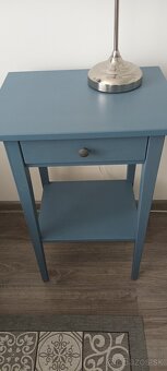 Modry nocny stolik Hemnes - 6