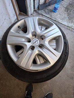 Plechové disky Opel R16 s Letnými pneumatikami 205/55 R16 - 6