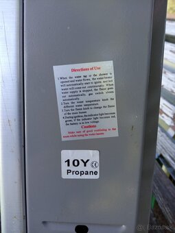 Prietokový ohrievač vody, plynový kotol 10 l, propán/bután/L - 6