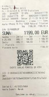 iPhone 15 Pro 128GB Natural Titanum - 6