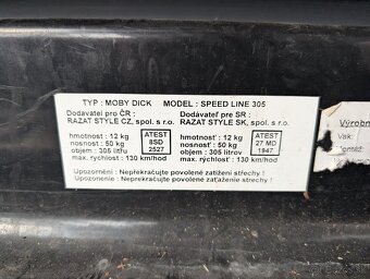 Strešný box Moby dick Speed line 305 - 6