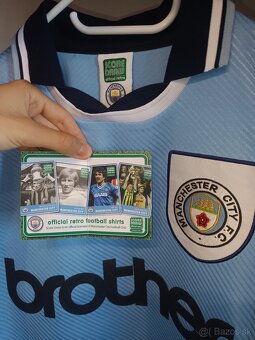 Retro futbalový dres Manchester City - 6