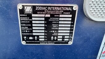 Nafukovací čln Zodiac C285 - 6