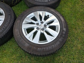 17" ALU 5x 108 orig peugeot,.. zimné 215/65 r17 michelin - 6