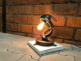 Industriálna lampa - ozubené kolesá - 6