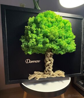 Machový 3D obraz Strom života - 6