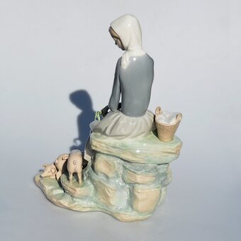 LLadró Veľká zberateľská porcelánová soška - Prasiatka - 6
