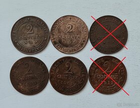 mince Francuzsko stare 1 - 6