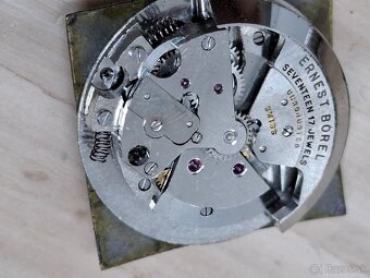 Predám funkčné náramkové hodinky ERNEST BOREL Automatic Swis - 6